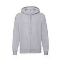 Толстовка без начеса LIGHTWEIGHT HOODED SWEAT JACKET 240 с логотипом