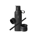 Подарочный набор Ocean Bottle 3-в-1 объемом 500 мл - Obsidian Black с логотипом