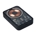 Беспроводной магнитный внешний аккумулятор с QC\PD MagnifIQ, 10000 мАч, 15 Вт, черный с логотипом