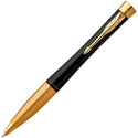 Ручка шариковая Parker Urban Twist Black GT с логотипом