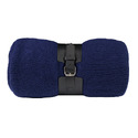Плед  "Belt"; т.синий; 130 х 180 см; 100% акрил, с поясом