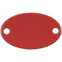 Шильдик металлический Alfa Oval, красный