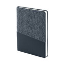 Ежедневник недатированный DENIM, синий, формат А5, блок в линейку