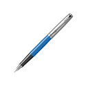 Ручка перьевая Parker Jotter Originals Blue Chrom CT, перо: F, цвет чернил: blue, в подарочной упаковке