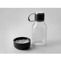 Бутылка для воды 2-в-1 Dog Bowl Bottle со съемной миской для питомцев, 1500 мл, черный