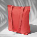 Сумка из плотного хлопка Carryme 220, коралловый с логотипом