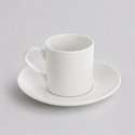 Кофейная пара прямой формы Espresso, 100мл, белый