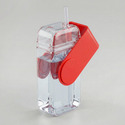 Бутылка для воды JUICY DRINK BOX, красный (Р) с логотипом