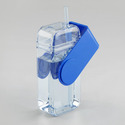 Бутылка для воды JUICY DRINK BOX, синий (Р) с логотипом