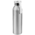 Бутылка для воды VIKING SILVER 650мл. Серебристая с белой крышкой 6141.07