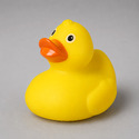 Quack утка для снятия стресса - Желтый с логотипом