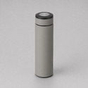 Вакуумный термос Vacuum Flask C1, soft touch, 420мл, серый с логотипом