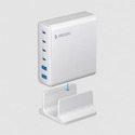 Зарядная станция 4xUSB Type-C, 2xUSB, PD, QC, 160Вт, белый, Deppa с логотипом