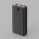 Внешний АКБ NRG Power V2 20000 мА-ч, 2A, 2xUSB, черный, Deppa с логотипом