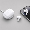 Беспроводные наушники с микрофоном Air Pro 2, TWS, BT 5.3, 300 мАч, QI, белый, Deppa с логотипом