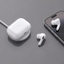 Беспроводные наушники с микрофоном Air Nova 2, TWS, BT5.4, 300 мАч, QI, белый, Deppa с логотипом