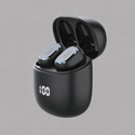 Беспроводные наушники с микрофоном Air Buds Pro, TWS, BT 5.3, LED, 300 мАч, черный, Deppa с логотипом