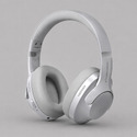 Беспроводные накладные наушники Stereo Ultra ANC, BT 5.4, ANC/ENC, 500мАч, серебристый, Deppa с логотипом