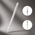 Стилус универсальный Pro Stick для планшетов и смартфонов, белый, Deppa с логотипом