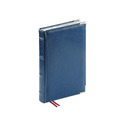 Ежедневник А5 полудатированный Boss, синий с логотипом
