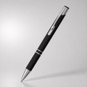 Ручка металлическая шариковая C1 софт-тач, черный