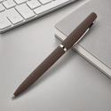 Ручка металлическая шариковая Portofino, софт-тач, 1.0 мм, коричневый