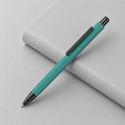 Металлическая шариковая ручка soft touch Ellipse gum, бирюзовый
