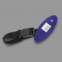 Багажные весы с покрытием soft touch Gravity, синий
