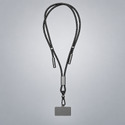 Шнурок-держатель для телефона с зарядным кабелем USB-C на USB-C/Lightning Lany Eco Charge, серый