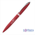 Ручка шариковая "Rocket", покрытие soft touch, красный