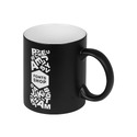 Кружка с покрытием для гравировки Subcolor BLK, черный/белый