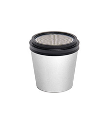 Портативная mini Bluetooth-колонка Sound Burger "Coffee" серебристый с логотипом