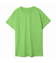 Футболка детская T-Bolka Kids, зеленое яблоко с логотипом