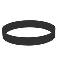 Браслет силиконовый FEST; 20 x 1,2 x 0,2 см; черный; силикон с логотипом