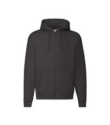 Толстовка с начесом PREMIUM HOODED SWEAT JACKET 280 с логотипом