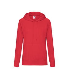 Толстовка женская без начеса LIGHTWEIGH HOODED SWEAT 240 с логотипом