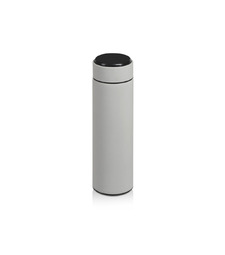 Вакуумный термос Module X с индикатором температуры, 500 мл, тубус, серый Cool grey 7C с логотипом
