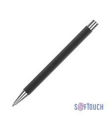 Карандаш "Aurora", покрытие soft touch, черный с логотипом