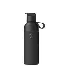 Бутылка-термос для воды Ocean Bottle GO объемом 500 мл - черный с логотипом