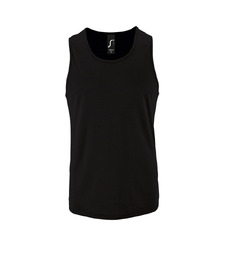 Майка мужская Sporty TT Men, черная с логотипом