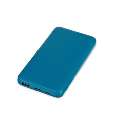 Внешний аккумулятор Reserve Pro, 10 000 mah, индиго с логотипом