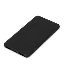 Внешний аккумулятор Powerbank C1, 5000 mAh, черный с логотипом