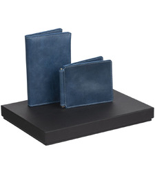 Набор Apache Billfold, синий с логотипом