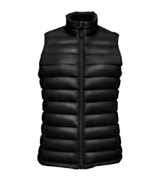 Жилет женский Wilson BW Women, черный с логотипом