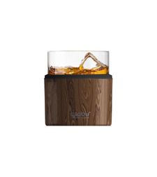 Тумблер для виски WHISKEY KUZIE, дерево с логотипом