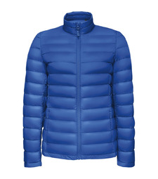 Куртка женская Wilson Women, ярко-синяя с логотипом
