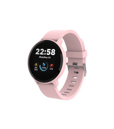 Умные часы CANYON Lollypop SW-63, IP 68, BT 5.0, сенсорный дисплей 1.3, розовый (Р) с логотипом