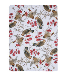 Флисовый плед Winter Bird с логотипом