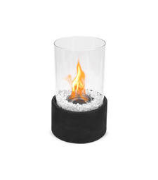 Биокамин Hygge, черный (Р) с логотипом