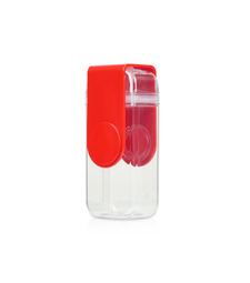 Бутылка для воды JUICY DRINK BOX, красный (Р) с логотипом